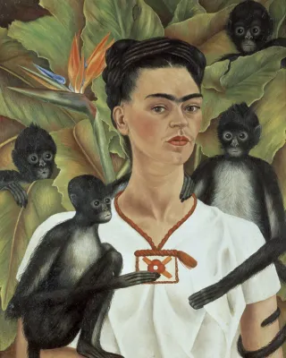 Frida Kahlo Self Portrait with Monkeys - Norton Museum of Art